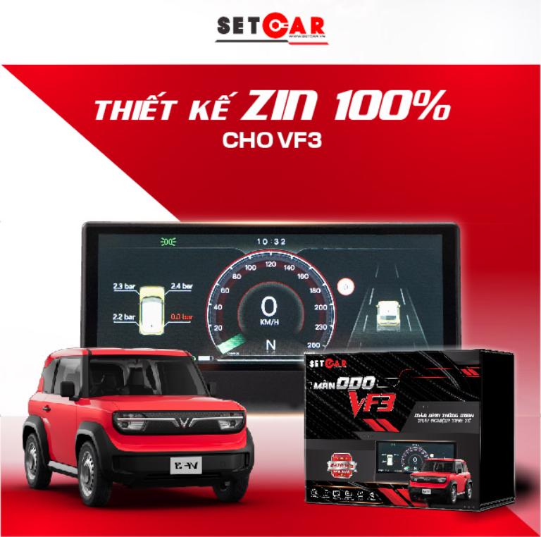 Lắp đặt màn hình zin 100% cho xe điện VF3