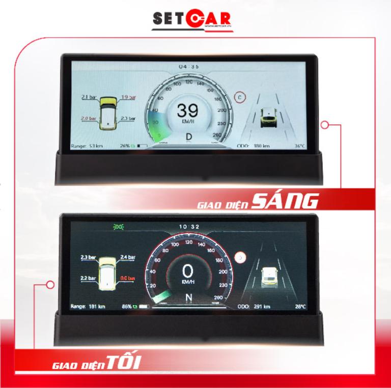 Màn hình ODO trên màn hình tích hợp nhiều tính năng