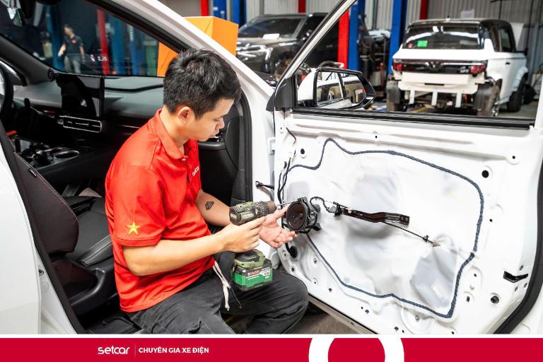 Lắp đặt SETAUDIO LIMO GREEN thực tế tại SETCar