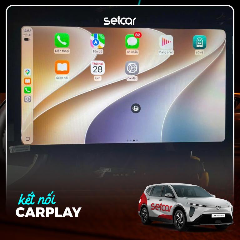 Màn Android Setcar 14.6 LimoGreen hiển thị rộng, trải nghiệm trực quan